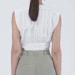 Sleeveless crop top