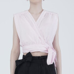 Sleeveless crop top