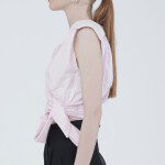 Sleeveless crop top