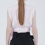 Sleeveless crop top