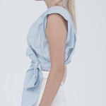 Sleeveless crop top
