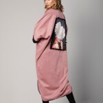 Velvet Printed Abaya