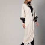 Velvet Printed Abaya