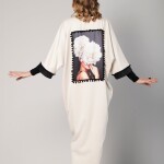 Velvet Printed Abaya