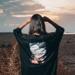 Velvet Printed Abaya