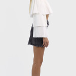 BUTTONED-SKIRT