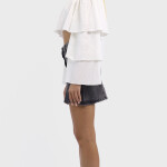 BUTTONED-SKIRT