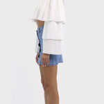 BUTTONED-SKIRT